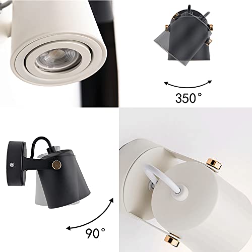 Accesorios de iluminación de pared minimalistas con acabado elegante y base GU10 6