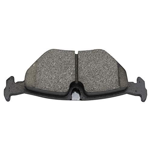 Image of TRQ Performance Rear Brake Pad and Rotor Set Ceramic Slotted Drilled G Coated Rotors Calipers Compatible with 2001-2003 BMW 325xi
