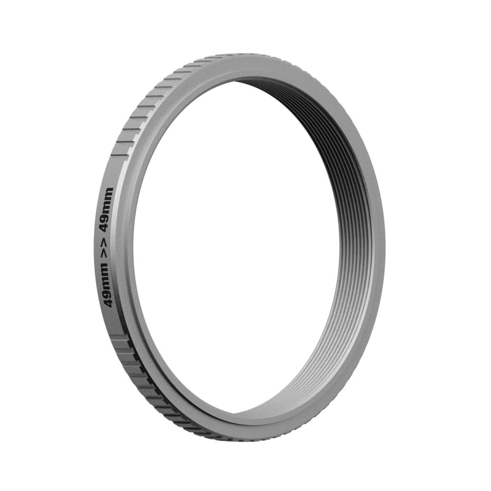 PolarPro - Fuji X100 Series Filter Adapter - Silver - Compatible with X100VI, X100V, X70, 49mm - Image 2