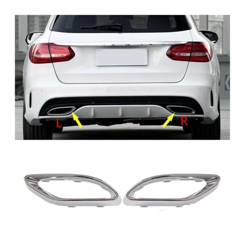Embout pot d'échappement Mercedes W206 C180 C200 cache noir - 2