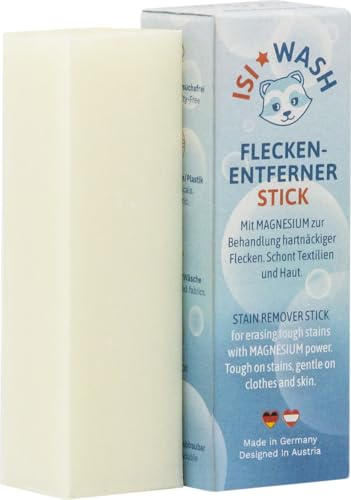 ISI*WASH Fleckenentferner entfernt selbst hartnäckigste Flecken auf der Wäsche vegan & tierversuchsfrei