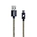 POWERocker Micro USB 2.0 Cable 5FT(1.5M) Nylon Braided for Samsung, HTC, Sony, Motorola, LG, Blackberry, Nokia Golden