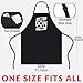 99WakeUp Men Best DON Ever - Personalized DON Name Birthday Apron Workwear - 1 Size fits all Black Apon Kitchen Decor
