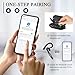Sisism Bluetooth Headset, Wireless Bluetooth Earpiece with 400mAh Charging Case 50 Hours Talking Time Built-in Microphone for iOS Android Cell Phone, V5.3 Hand-Free Headphones for Trucker, Office