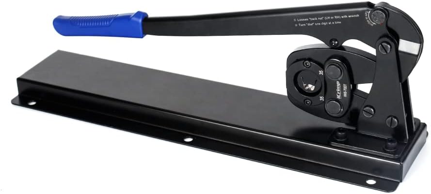 iCrimp Battery Lugs Crimping Tool for Open Barrel Lug,Lead-Free OEM battery terminals6-70mm2 AWG 10-2/0 Bench Mount Type(B Type Crimp)