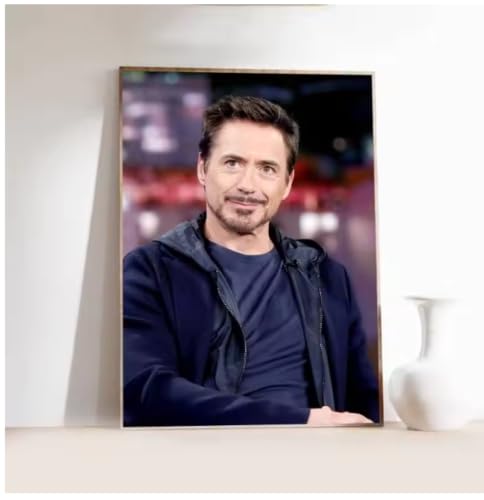 Robert Downey Jr poster peinture toile 50x70 cm décoration murale de salon