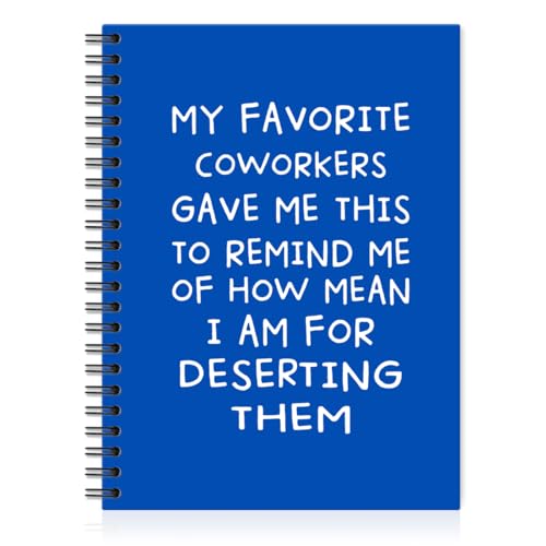 QYUVK My Favorite Coworkers Gave Me This Spiral Notebooks Gifts for Men