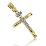 Abmessung: Kreuz Anhänger: Höhe: 33mm mit Öse - Breite 25 mm (Ohne Kette)