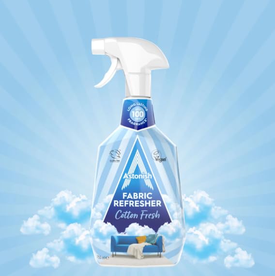 Image of Astonish Specialist Fabric Refresher 750ml | Long lasting Fabric Freshener & Odour Remover for Clothes