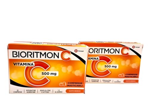 Bioritmon C 500 Vitamina C 40 Compresse (Doppia confezione)