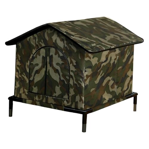 Gazechimp 猫ハウス用品装飾品耐候性軽量機器犬小屋ペットベッド夏用屋内子犬子猫休憩, S