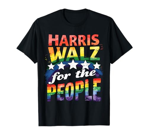 Harris Walz para la gente 2024 LGBT LGBTQIA+ Camiseta