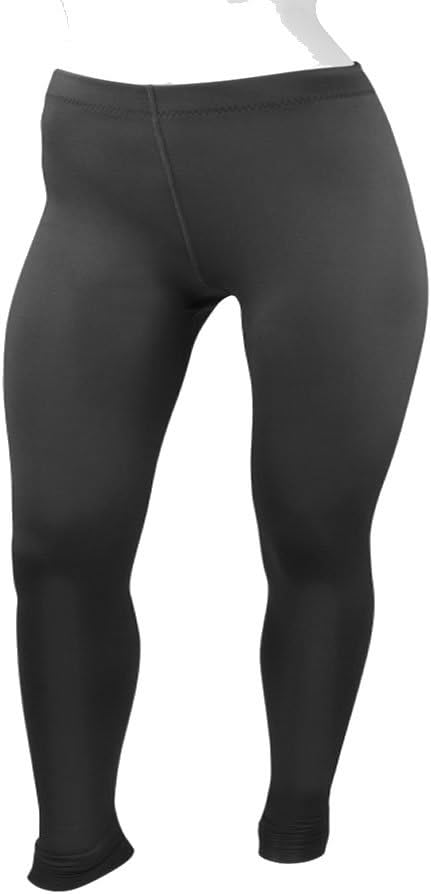 AERO|TECH|DESIGNS | Women's USA Classic Unpadded Workout Tights | Black Thermal Brushed Fleece | Made in USA