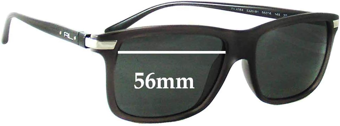 Sunglass Fix Replacement Sunglass Lenses Compatible with Polo Polo PH 4084 56mm