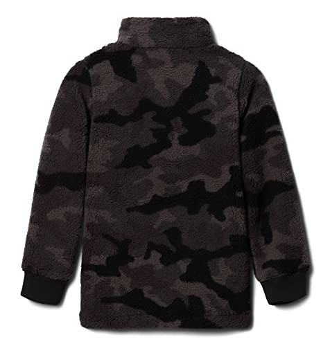 Columbia Youth Boys Rugged Ridge Ii Sherpa Full Zip, Black Trad Camo, Medium #TOP5