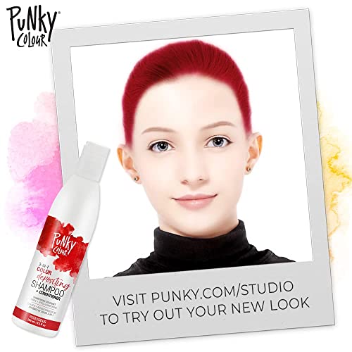 Punky Redilicious 3-In-1 Color Depositing Shampoo & Conditioner With Shea Butter And Pro Vitamin B That Helps Nourish And Strengthen Hair, 8.5 Oz #TOP4