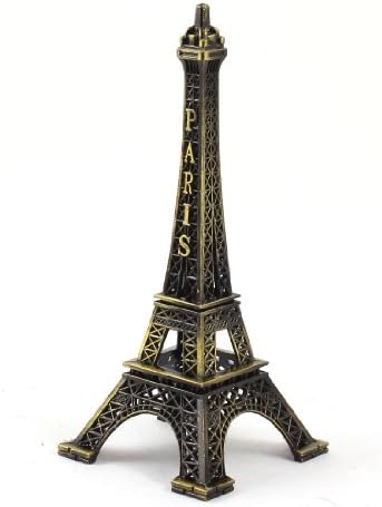 Ruilogod France Miniature Eiffel Tower Statue Model Ornament 5.1 Inch High (id: 634 9e5 b1a 276 b2d image 2