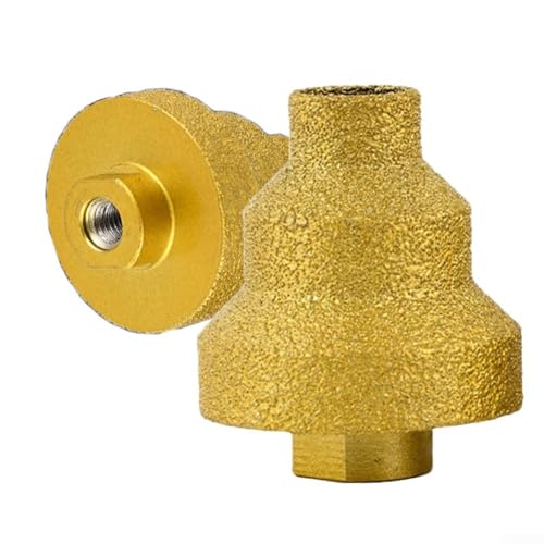 Gdfnmogo Broca escalonada de 20-35-50 mm con flauta recta para metal, madera, apertura de agujeros de mármol, rosca de 14 mm, fresa de material de esmeril para talleres y proyectos de bricolaje