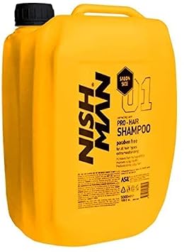 Nishman Professional Paraben Free Shampoo 5000 ML | Keratin Complex Shampoo - Silicone Free, Natural Appearance Hair Protection + For Professional Use