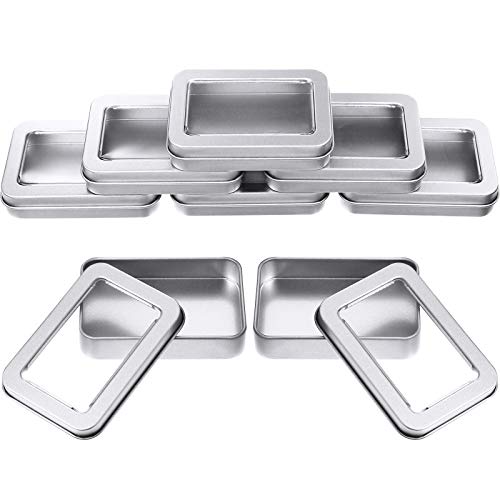 Boîte de rangement cadeaux et trésors avec couvercle transparent - 2