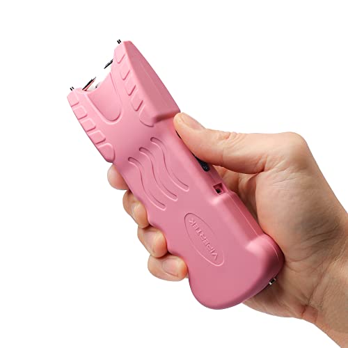 Vipertek Vts-979 - 59 Billion Stun Gun - Rechargeable With Safety Disable Pin Led Flashlight, Pink #TOP5