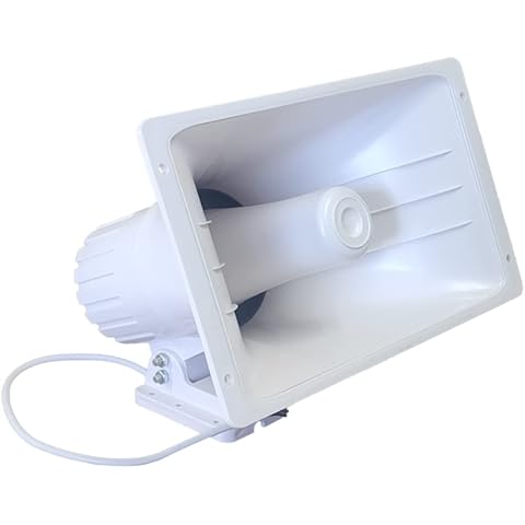 Nippon America Power Horn White 8 Ohm 100W Outdoor TC-55 Cover