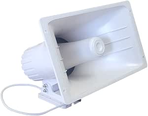 Nippon America TC-55 Outdoor Power Horn, 8 Ohm, 100W, White