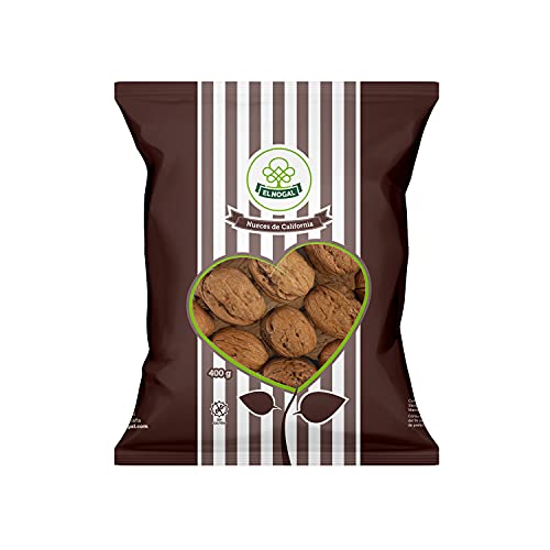 EL NOGAL Frutos Secos Nuez Cascara Usa Bolsa 400 G