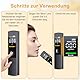 Alkoholtester Polizeigenau, Tragbarer Promillemessgerät ohne Kontakt, Schnelle und genaue BAC Alkoholmessgerät mit einfachem USB-C-Laden, Breathalyzer für den Einsatz zu Hause oder auf Partys