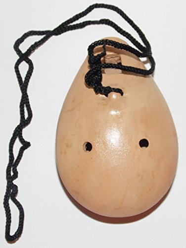 Inkatumi Handmade & Handpainted Ceramic Ocarina W/ Necklace Chord thumb #2