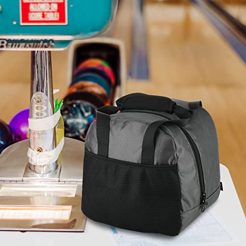 Cosmos Single Bowling Ball Tote Bag Storage Handbag with Ball Holder Pad, Anti-Scratch Compartment & Handle Strap Fits for Use onto Ball Roller, Trolley Bag & Luggage (Bowling Ball NOT included) by Cosmos - Image 7