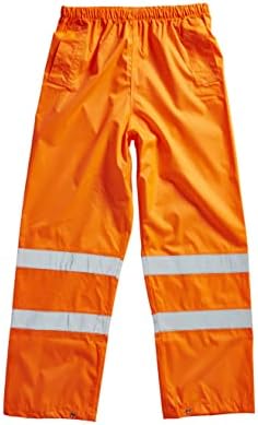 Blackrock Men's Hi-vis Men s Hi Vis Over Trouser Yellow XX Large, Yellow, XXL UK