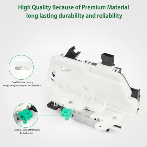 Image of Front Left Driver Side Latch Lock Power Door Latch Actuator Compatible with Ford Explorer Taurus F150 2009-2019 Lincoln MKS 2009-2016 Replace 937-628 7T4Z7821813C 9S4Z5421813A