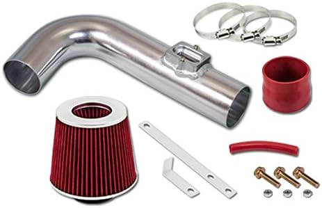 Velocity Racing Red Short Ram Air INTAKE System + DRY AIR FILTER Kit For CHEVROLET 11-15 Cruze 1.4L Turbo/12-15 Sonic 1.4L Turbo