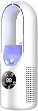 Fan, Bladeless Tower Fan, For Summer 2024, No Blades, 6 Levels of Air Flow Adjustment, Tabletop Fan, Silent, Tower Fan, Sm...