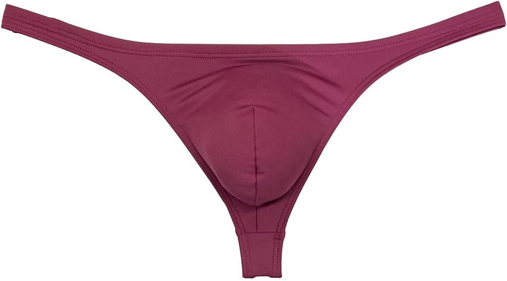 Men's Second-skin Fit Bikini Thong Underwear Male Enhancer Bulge Pouch T-back Hombre Absorbent Lingerie Jockstrap