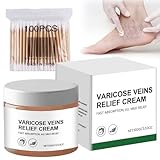 LETTERASHQP Varicose Veins Relief Cream Varicose Veins Cream Krampfadern Creme Medilisk Krampfadercreme Besenreiser Creme Linderungscreme Für Krampfadern Creme Zur Linderung Von Krampfadern
