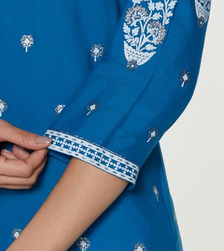 Image of BIBA Women Viscose A Line Printed Kurta