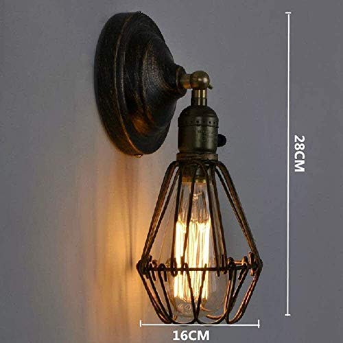 Soporte de luz de metal industrial con linterna de madera retro para cafetería 7