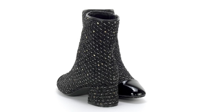 Amazon.com | Steve Madden Women's Eiffel Ankle Boot, Black Multi
