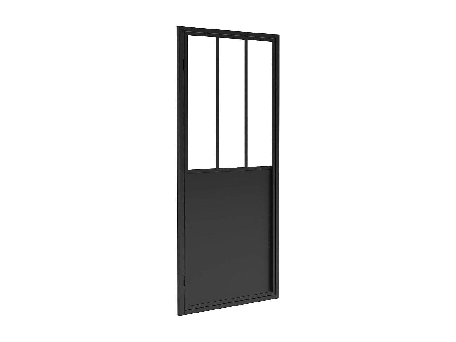Porte de douche pivotante style atelier URBANIK pour salle de bain