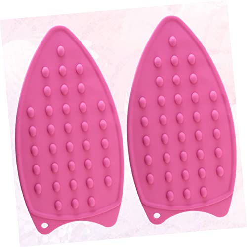 CIYODO 2 Pçs Dobrável Tábua De Engomar Tapete De Lã De Silicone Rolos De Cabelo Mini Almofada De Eng