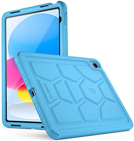 For IPad Air 11 M2 2024 Case Poetic HeavyDuty Kids Friendly Silicone Cover Black | UK - View #9