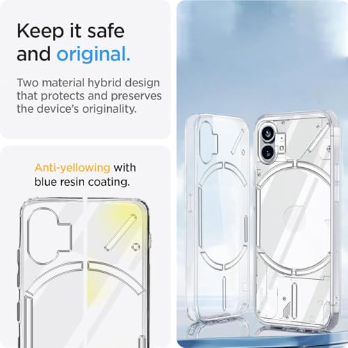 Image of Jkobi Back Cover for Nothing Phone 1 (Silicone Clear Shockproof Case with Camera Protection | Soft and Flexible | Transparent)