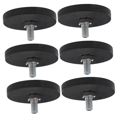 Imanes para soporte de coche rosca M6 con protección de goma