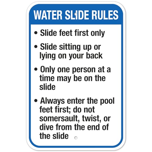 New Mexico Water Slide Rules Sign 8x12 Metal