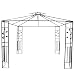 Produktbild greemotion Pavillon-Gestell Livorno, Pavillon-Stahlgestell, 300 x 280 x 300 cm, eisengrau