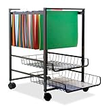 AVT34075 - Advantus Mobile File Cart w/Sliding...