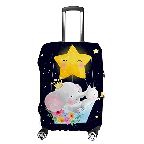 Housse de voyage lavable pour valise protection anti-poussière motif espace