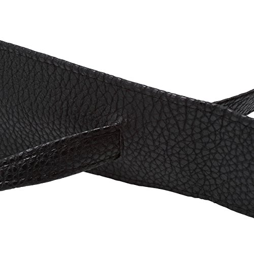 Ayliss Women Soft Leather Obi Belt Self Tie Wrap Cinch Belt,Black - Thumbnail 6
